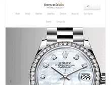 Tablet Screenshot of diamonddesign.com